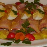 Roladki z szynki w galarecie