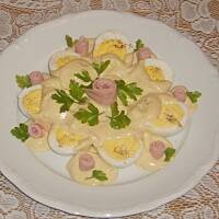 Jajka z sosem musztardowym