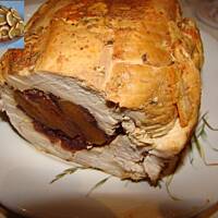 pierś z indyka nadziewana owocami