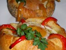 Fot. filonka86, Bułeczki zapiekane z jajkiem