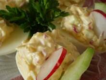 Fot. filonka86, Jajka faszerowane rzodkiewką i zielonym ogórkiem