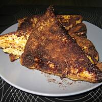 Kakaowo-cynamonowe tosty francuskie