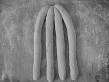 Fot. peggy83, Zaplatanie chałki z czterech części