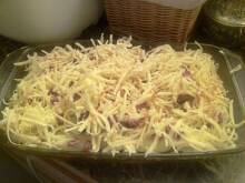 Fot. ellizabeth, Zapiekanka ziemniaczana z mięsem i pieczarkami