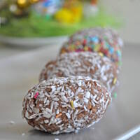 Słodkie czekoladowe jajka