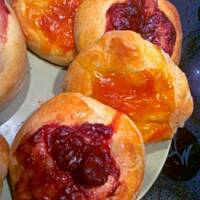 Drożdżówki z dżemem