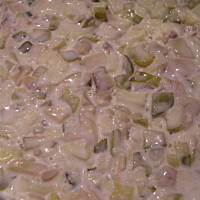 Sos tatarski z jabłkiem i czosnkiem