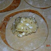   Farsz na pierogi z serka wiejskiego  