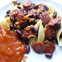 Obiadek z nutą chorizo