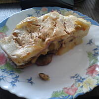 Zapiekanka pod śmietaną - pycha