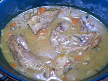 Fot. irenab, Żeberka w sosie pieczarkowym