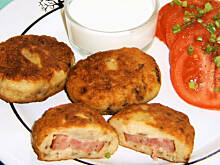 Fot. mariola2000, Kotleciki ziemniaczane z kiełbasą wg M&Ł