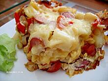 Fot. Mloda, Zapiekanka ziemniaczana z papryką i parówką