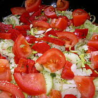 Sałatka czerwono-zielona do grilla i obiadu