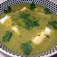 Zupa-krem z brokuła z jajkiem