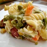 Zapiekanka warzywna z makaronem