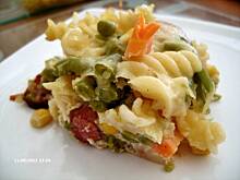 Fot. Mloda, Zapiekanka warzywna z makaronem