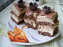 Fot. ewasylwia, Przekładaniec kawowo budyniowy