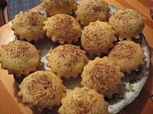 Fot. cynamon, Muffinki z powidłami śliwkowymi