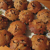 Muffinki z cynamonem i płatkami czekolady