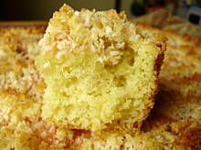 Fot. Krystyna911, Ciasto z rabarbarem i posypką kokosową