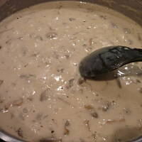 Sos kremowy pieczarkowy - do klusek i makaronów!