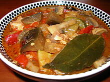 Fot. olusia23, Leczo z bakłażanem i pieczarkami