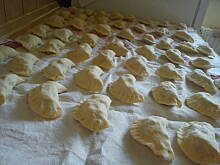 Fot. ezelka, Pierogi z kaszą