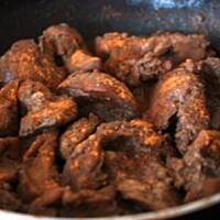 Wątróbki w cynamonie