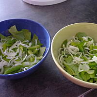 Surówka z sałaty z jogurtem!