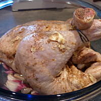 Kurczak pieczony w 40 ząbkach czosnku!