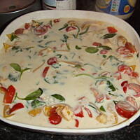 zapiekanka makaronowa z mozzarellą