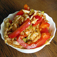 Ostre kimchi bez kiszenia