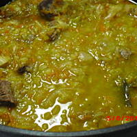 Dziczyzna w sosie warzywnym