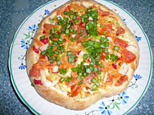 Fot. je7mima, Surówka z kawałkami kurczaka w kuli