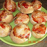 Bułeczki z pieczarkami