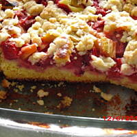 Ciasto drożdżowe z owocami i kruszonką