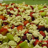 Ciasto drożdżowe z owocami i kruszonką