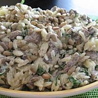 Sałatka z makaronu ryżowego