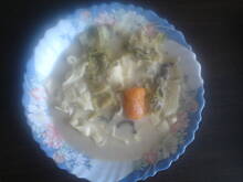 Fot. Kolorowa75, zupa kapuściano - grzybowa na rosole