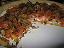 Fot. MoniaKociara, Tarta z wędzonym łososiem