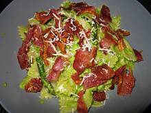 Fot. MoniaKociara, Makaron z boczkiem i szparagami