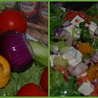 Sałatka niegrecka bo bez oliwek