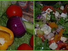 Fot. pasztecik, Sałatka niegrecka bo bez oliwek