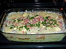 Fot. bronislawa70, Zapiekanka z młodej kapusty z filetem z kurczaka