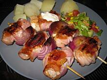 Fot. MoniaKociara, Szaszłyki z kurczaka