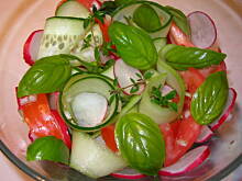 Fot. olusia23, Sałatka kolorowa z limonką i sosem musztardowo-balsamicznym