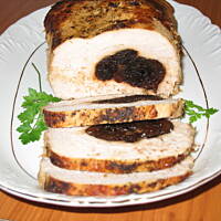 Schab ze śliwką z szybkowaru