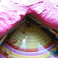 Tęczowo-owocowy krem dla dzieci