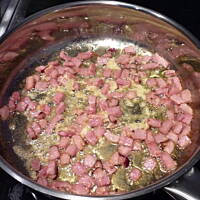 Spaghetti napoletana ale z szynką!